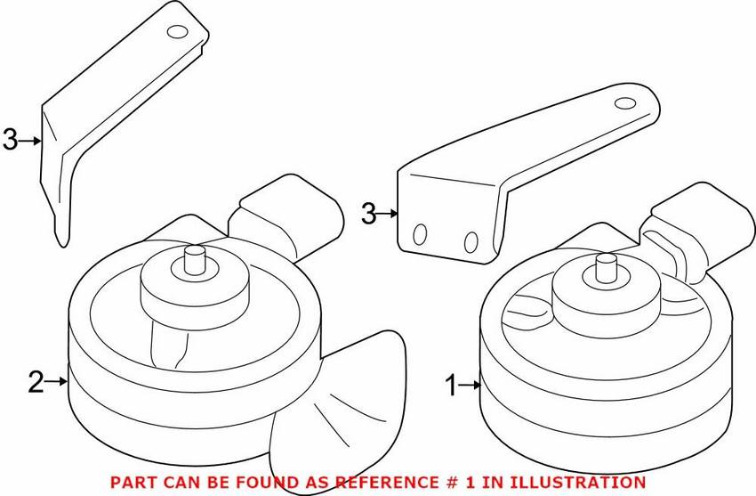 Audi Horn 8T0951223